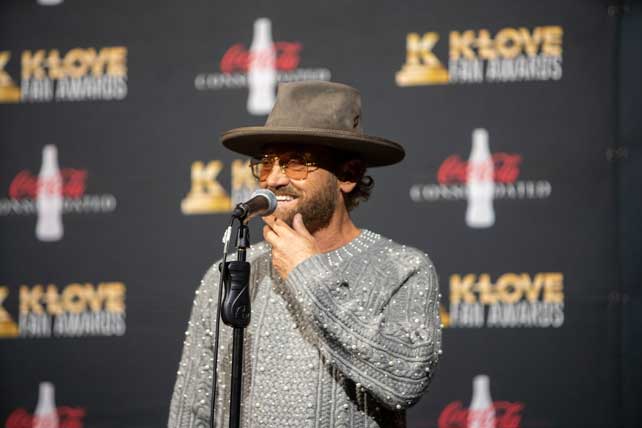 TobyMac performing live on stage
